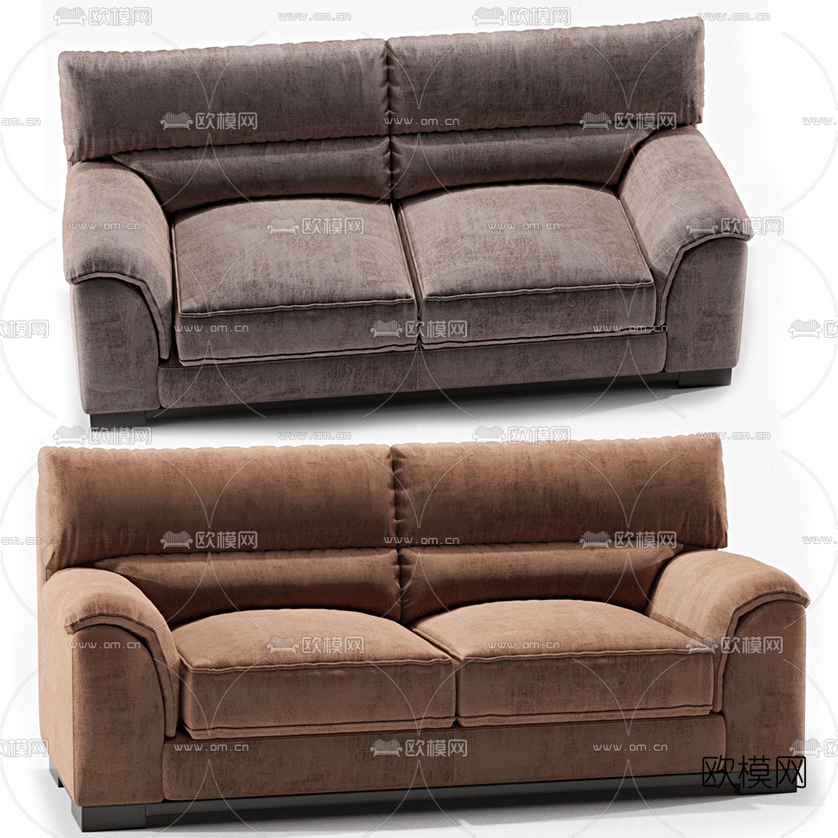 FLEXFORM 双人沙发3d模型下载（渲染图2）