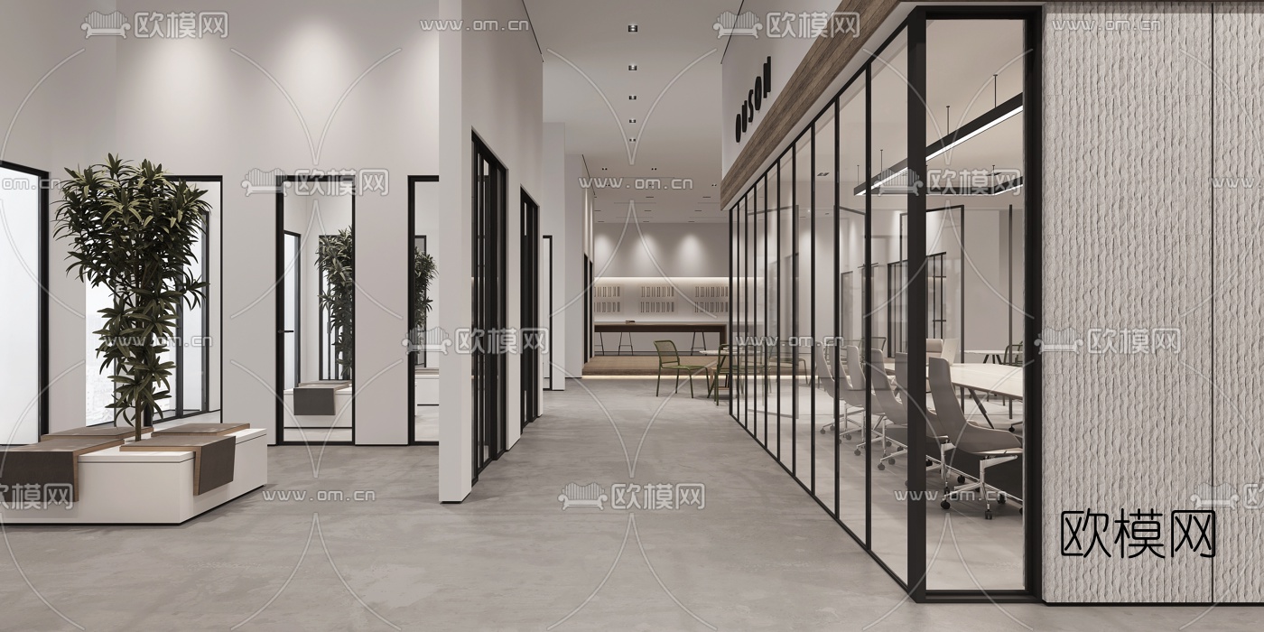 现代家居展厅3d模型