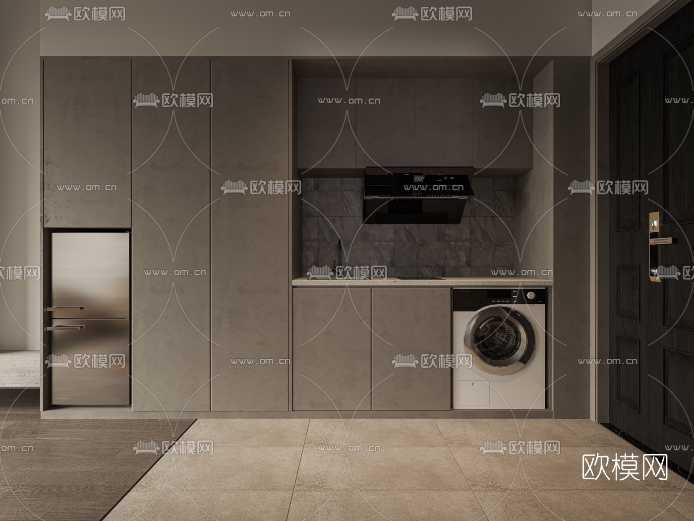 现代复式公寓3d模型