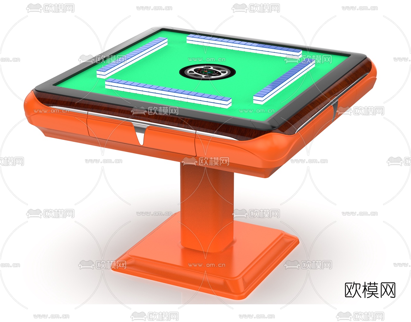 现代自动麻将桌3d模型下载