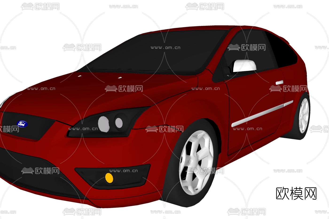 现代汽车su模型下载