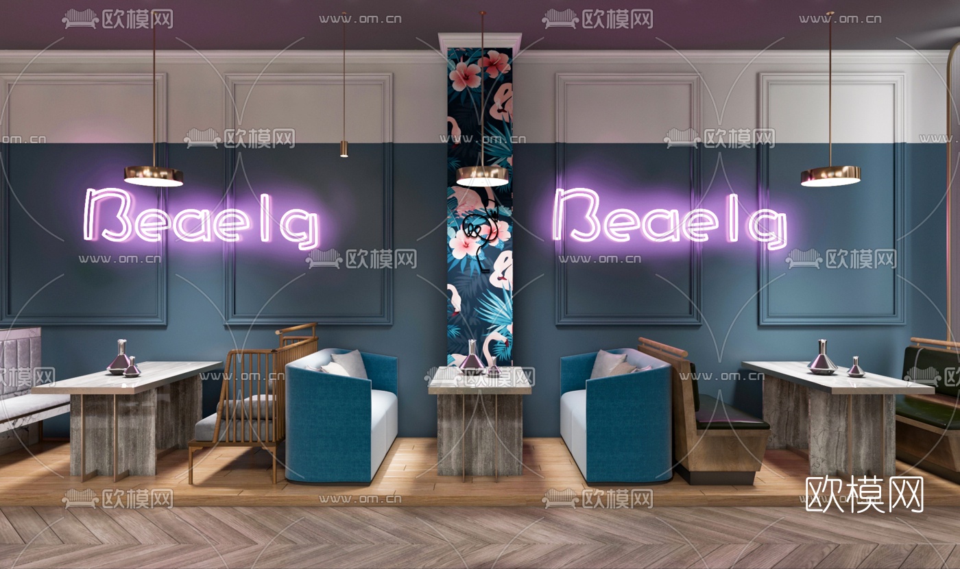 现代家具展厅3d模型