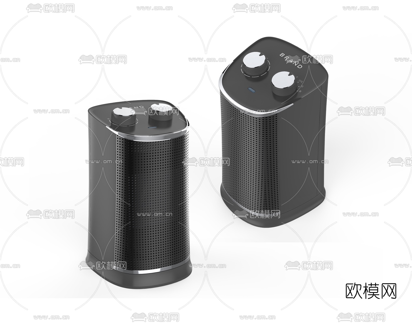 现代电取暖器3d模型下载