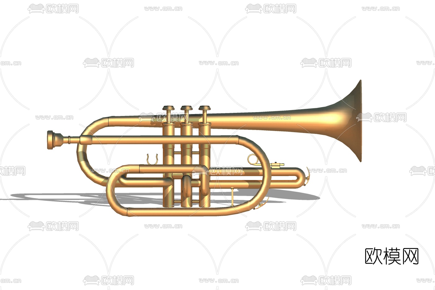 现代喇叭免费su模型下载