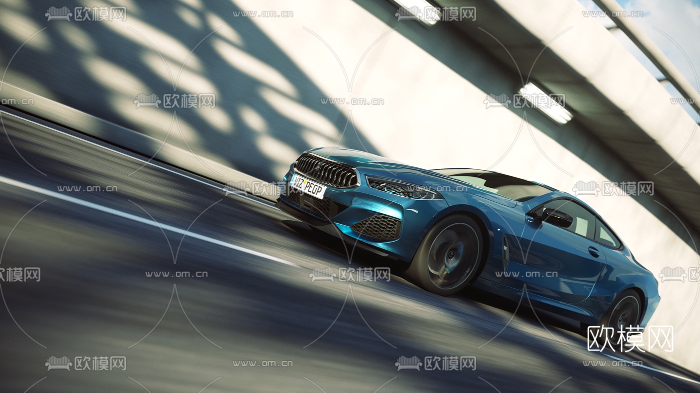现代宝马汽车3d模型