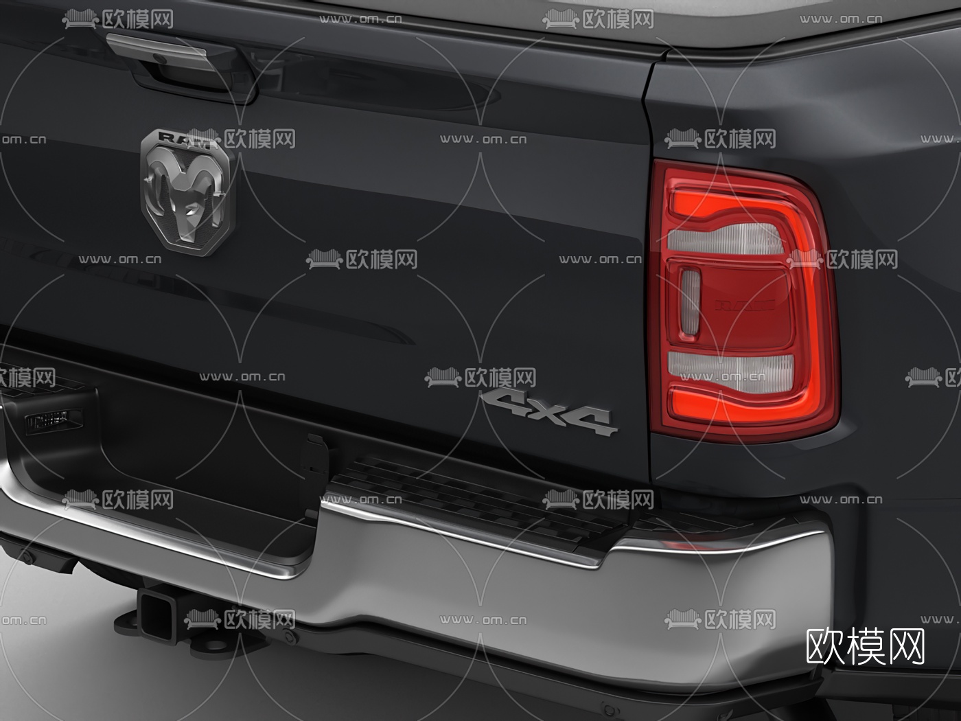 现代公羊皮卡车3d模型