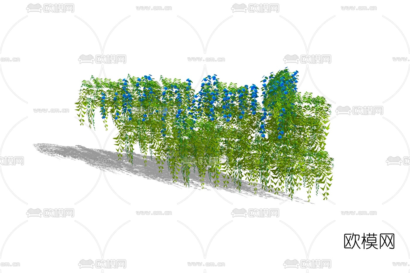 现代绿植藤蔓免费su模型下载