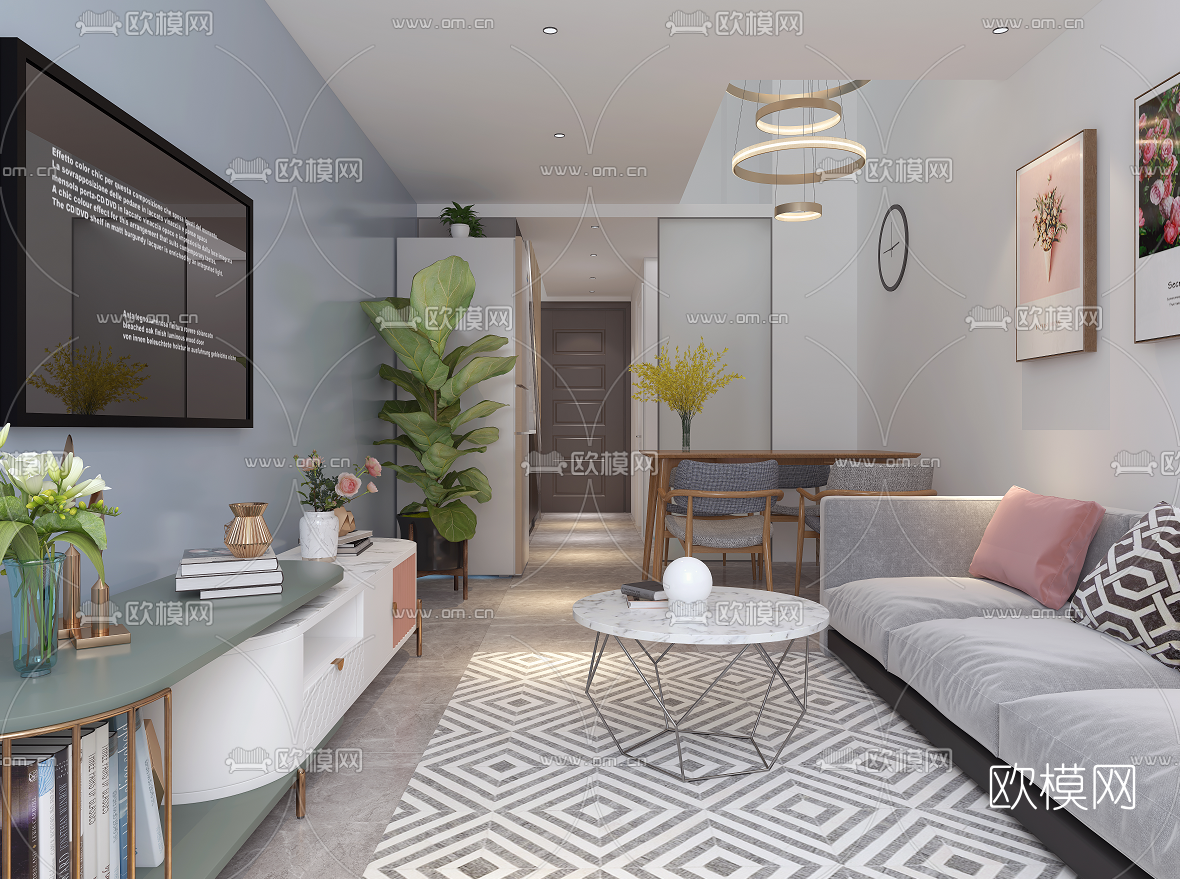 北欧公寓免费3d模型