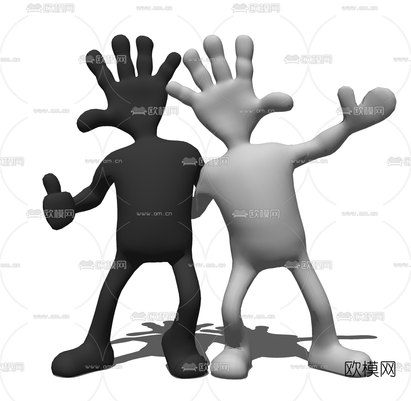 现代艺术雕塑su模型