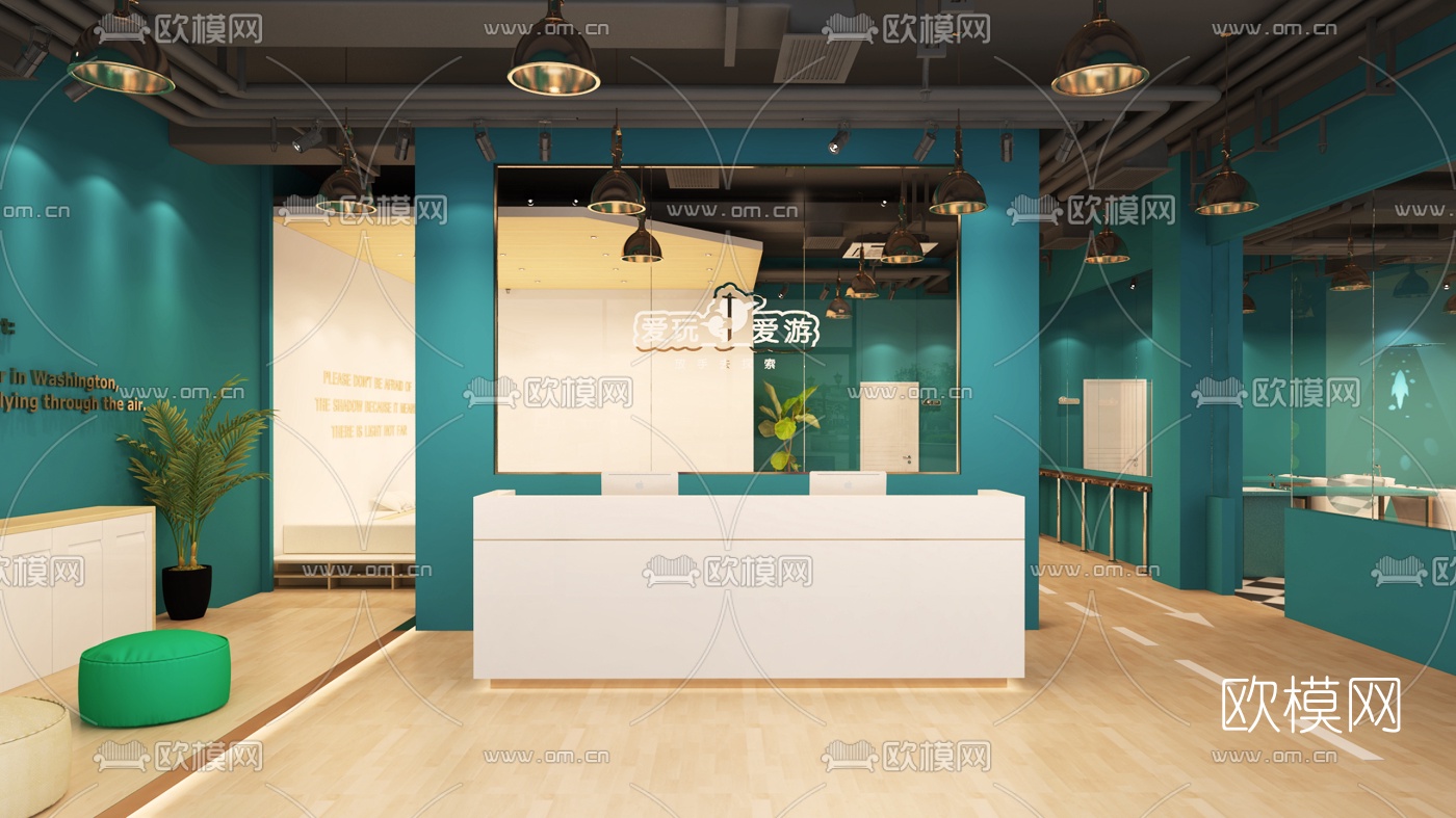 北欧儿童游泳馆免费3d模型下载（渲染图7）