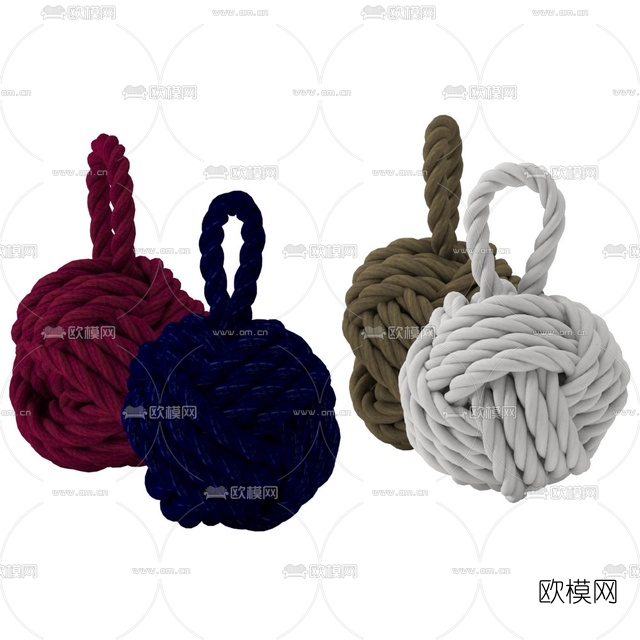现代绳球免费3d模型下载_ID10026168_3dmax免费模型-欧模网