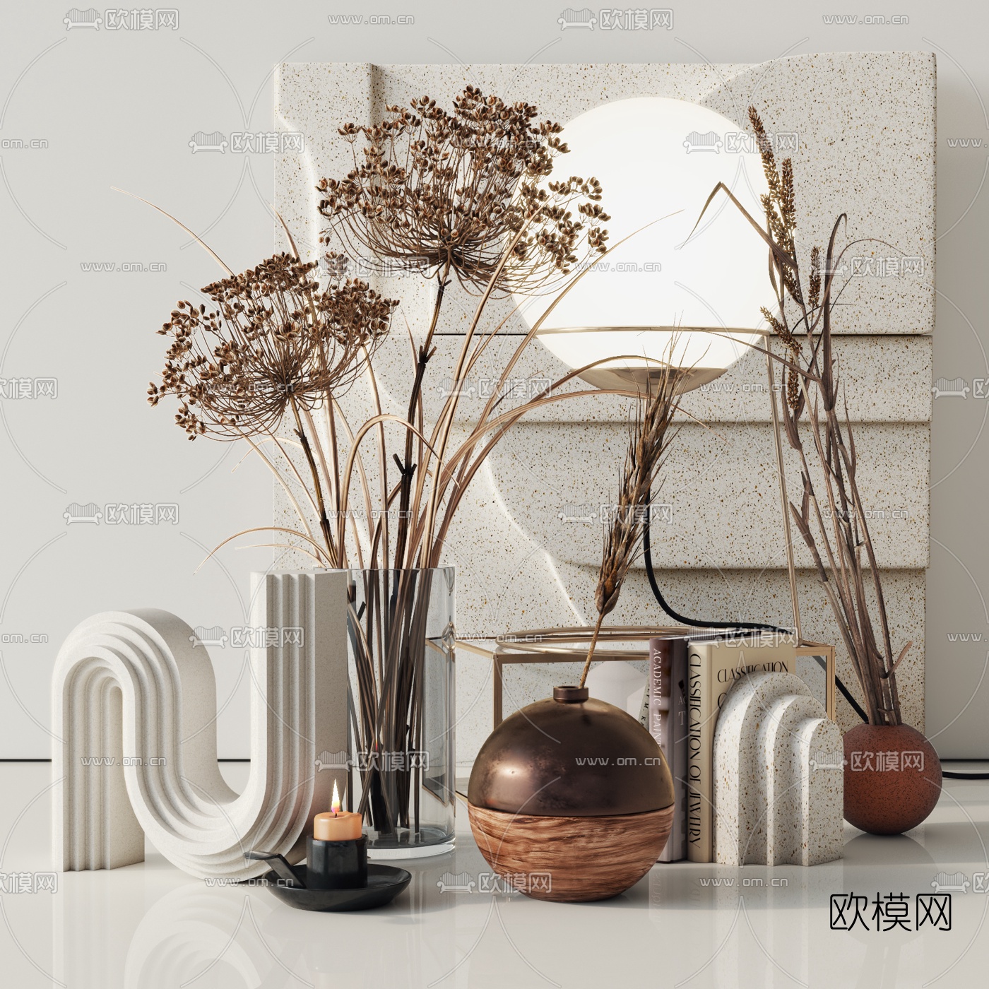 现代花瓶工艺品摆件3d模型