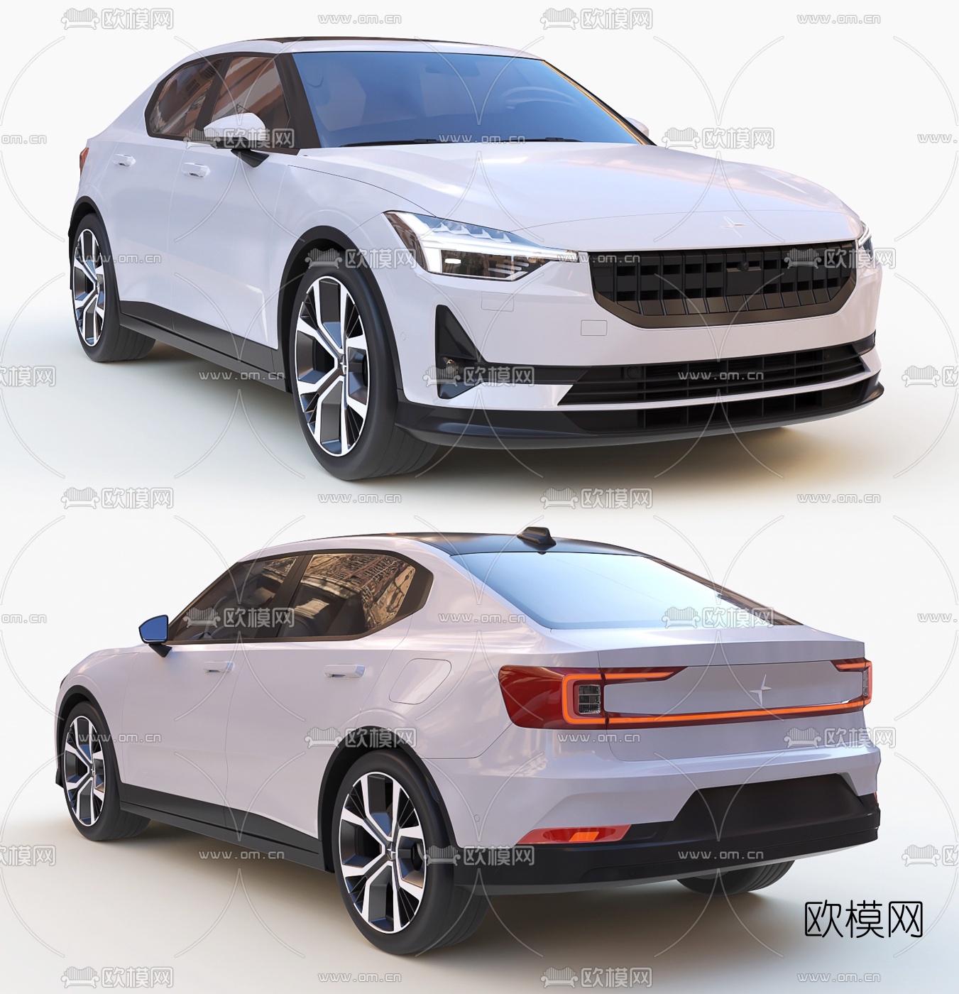 现代沃尔沃SUV汽车3d模型
