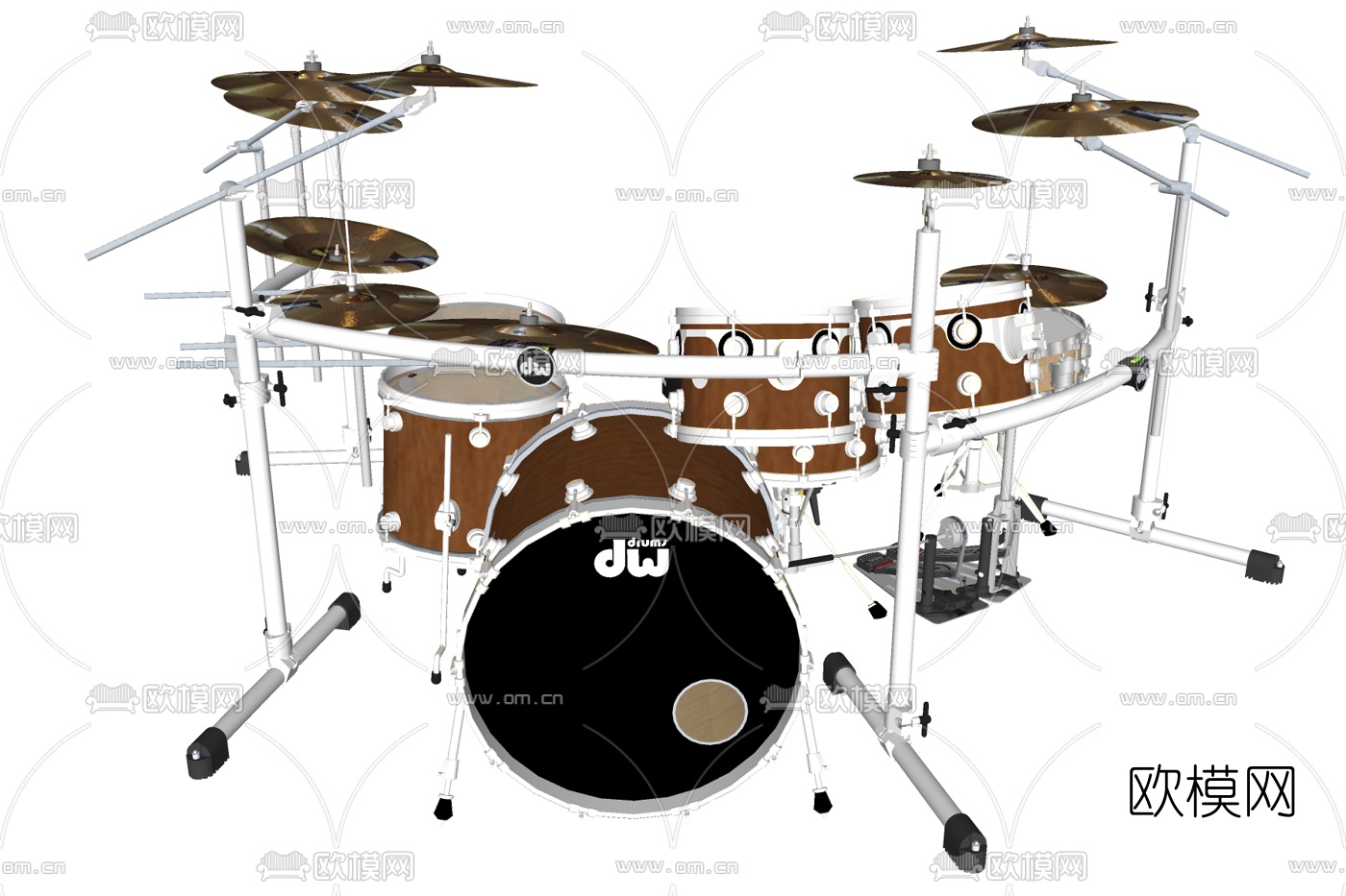 现代架子鼓su模型下载