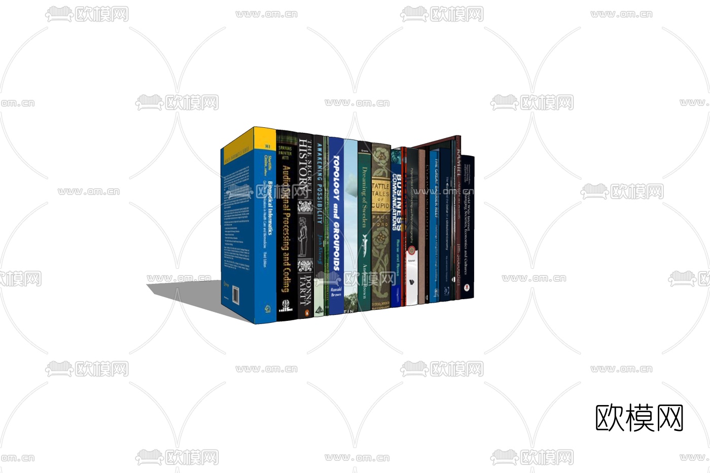 欧式书籍免费su模型下载