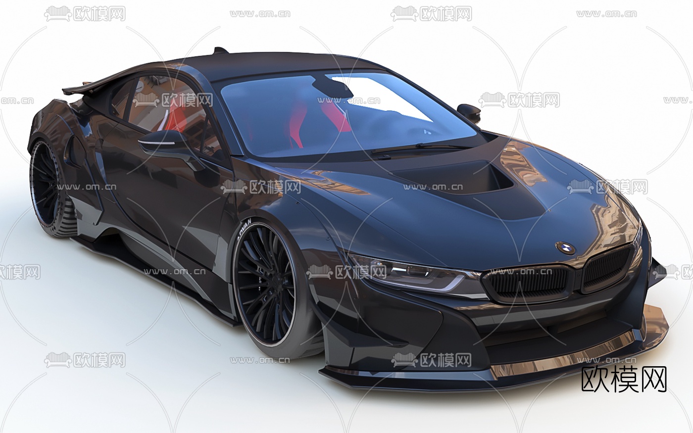 现代超级跑车3d模型
