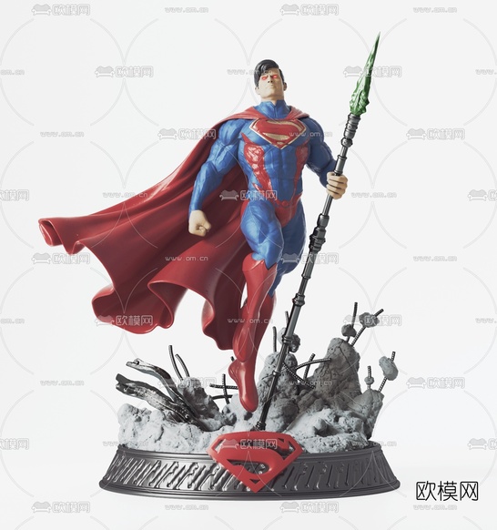 现代超人手办3d模型下载
