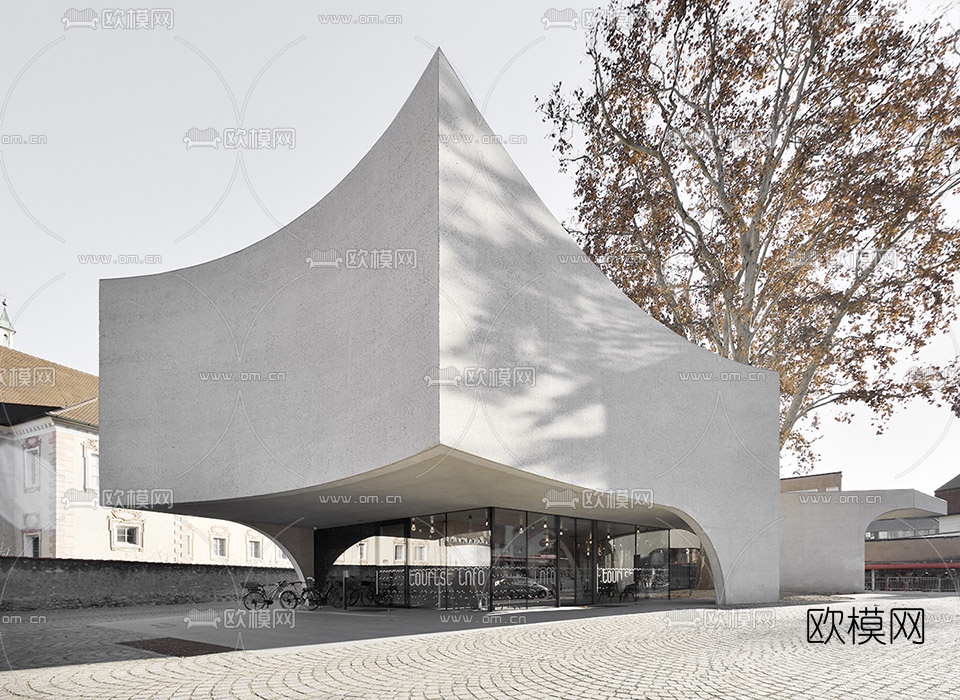 现代咖啡馆su模型下载（渲染图1）