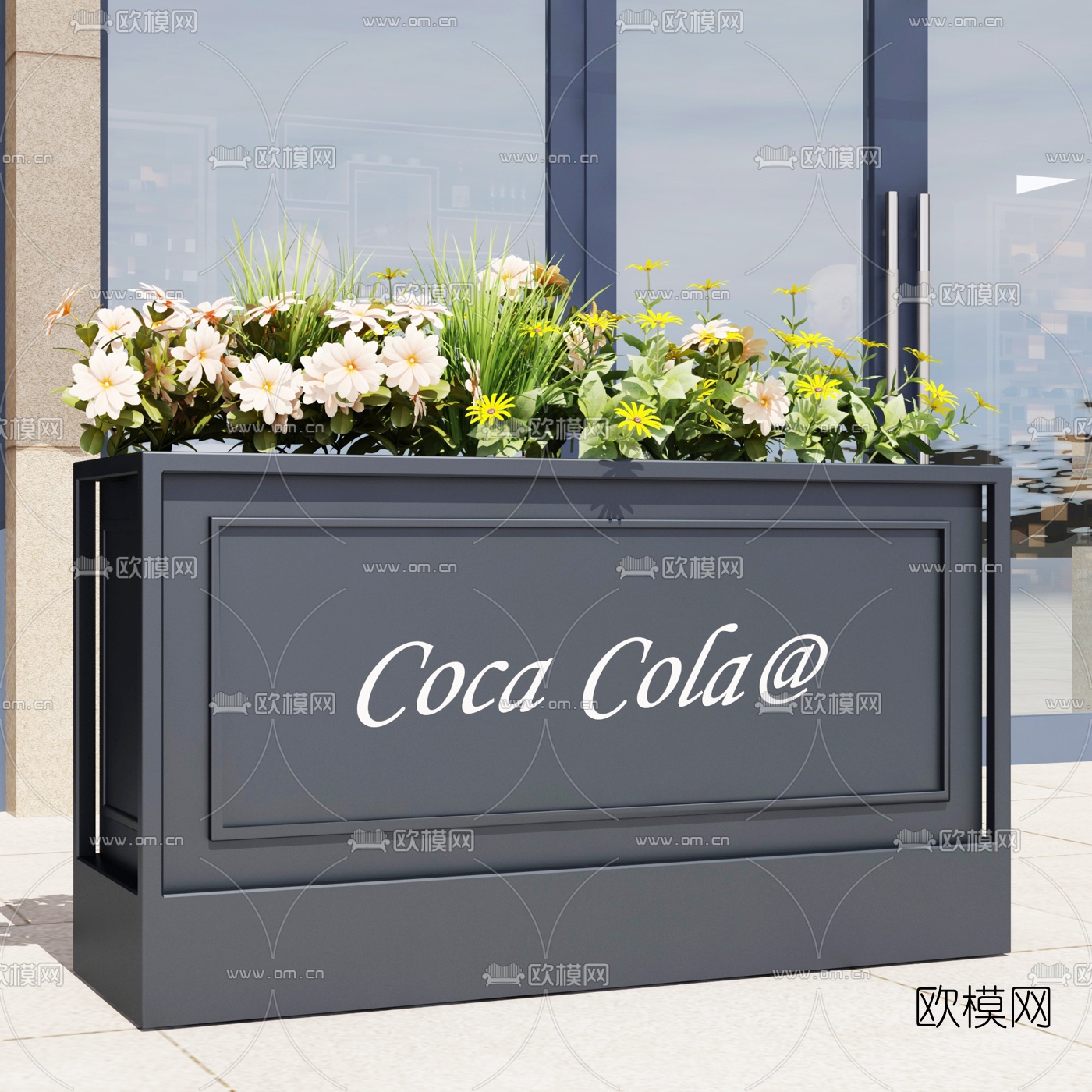北欧户外花箱3d模型下载（渲染图5）
