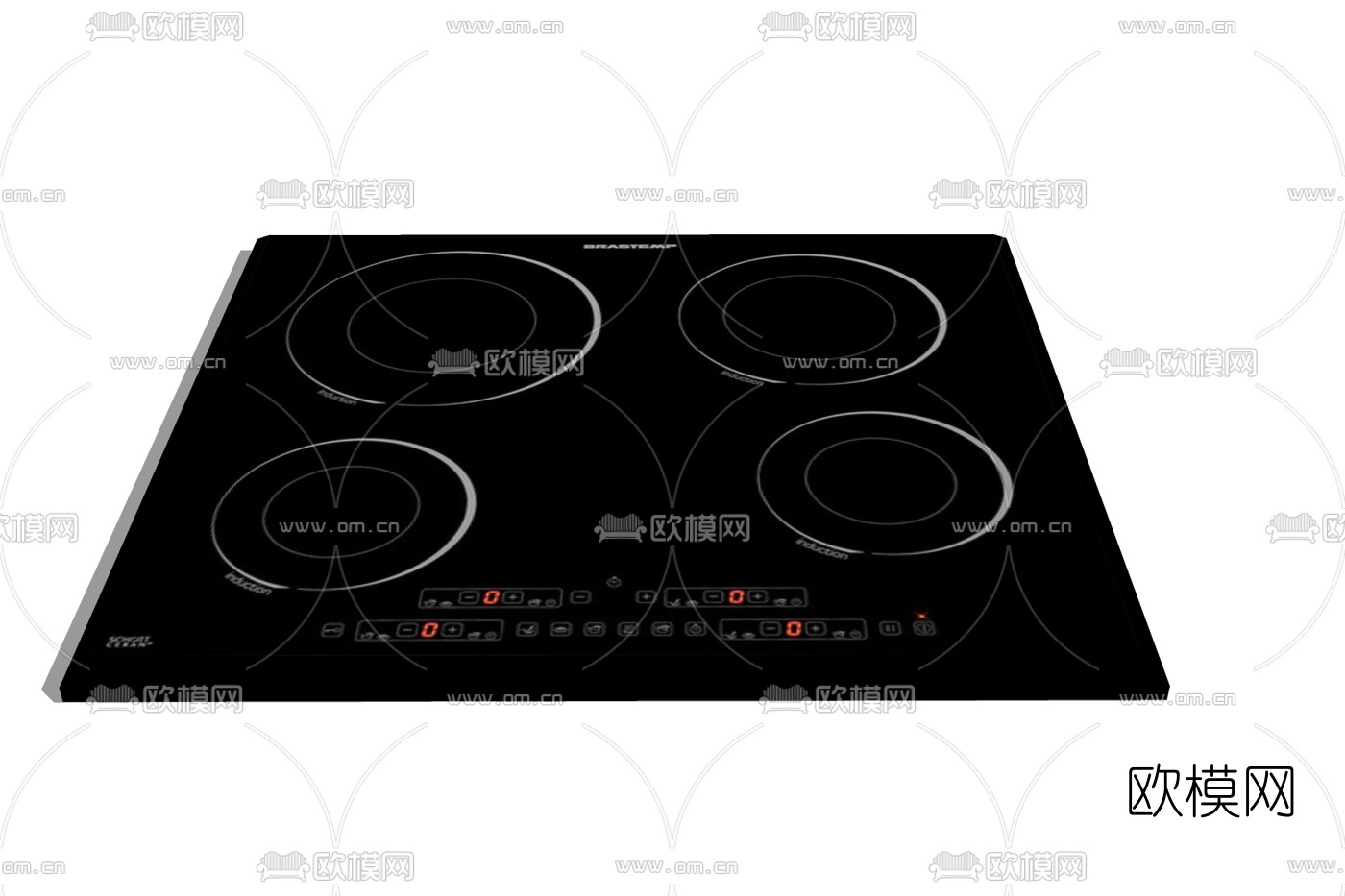 现代电磁炉免费su模型下载