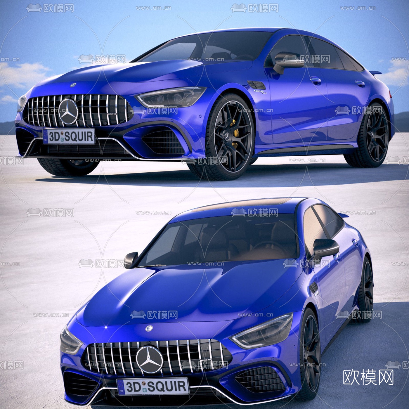 现代奔驰GT63汽车3d模型