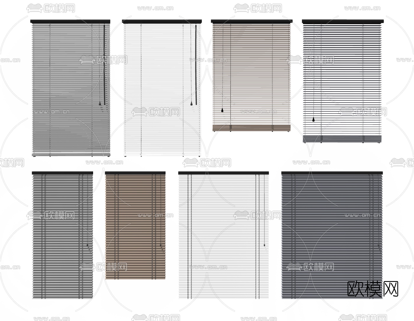 现代百叶窗su模型下载（渲染图2）