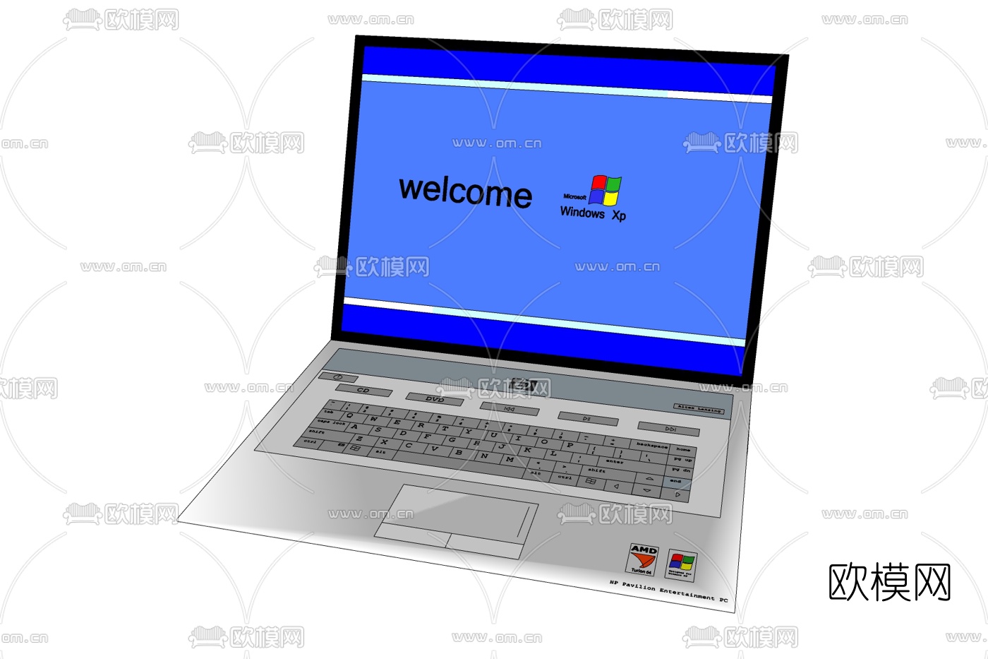 现代笔记本电脑免费su模型下载