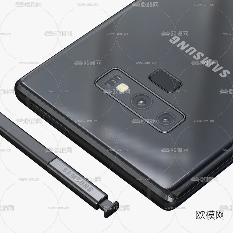 现代三星智能手机3d模型