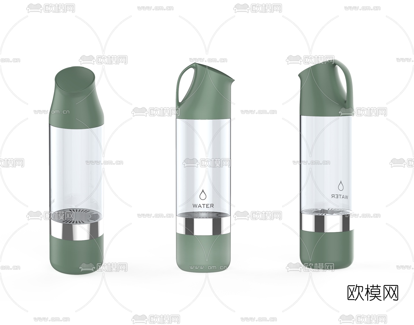 现代榨汁机果汁杯3d模型下载