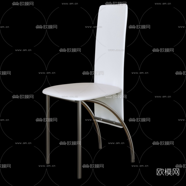 现代高背单人椅免费3d模型