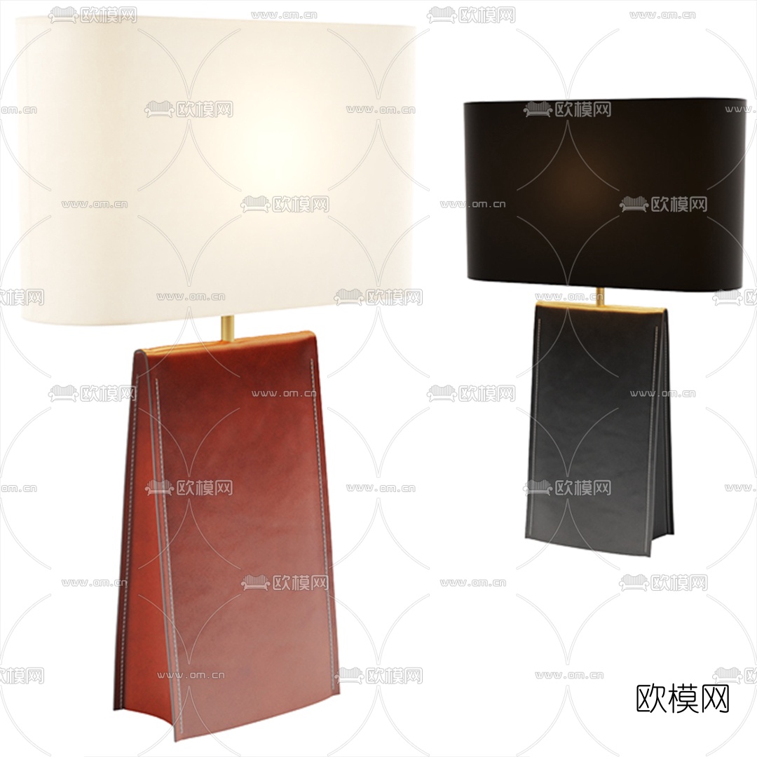现代台灯3d模型