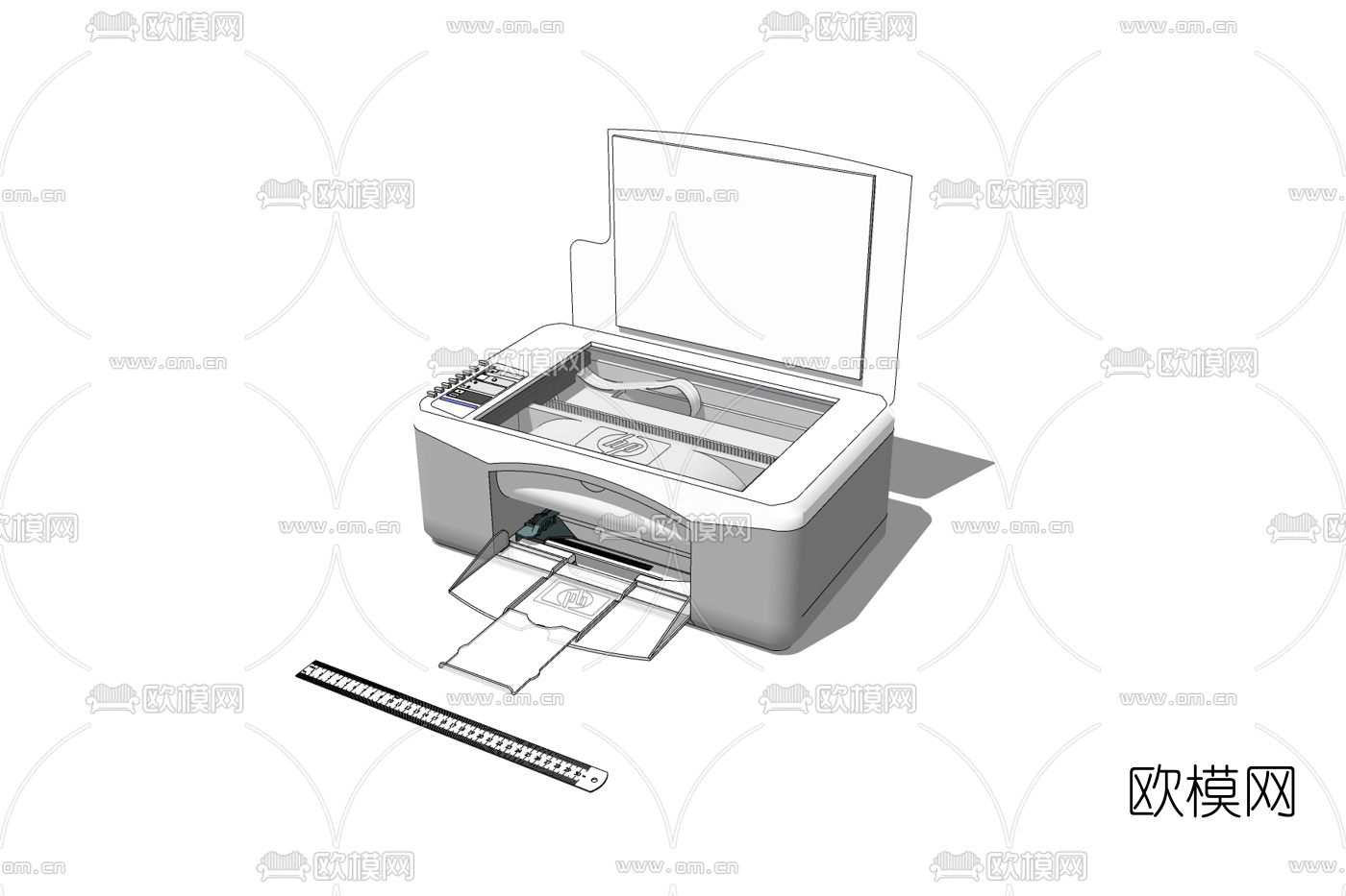 现代打印机免费su模型下载