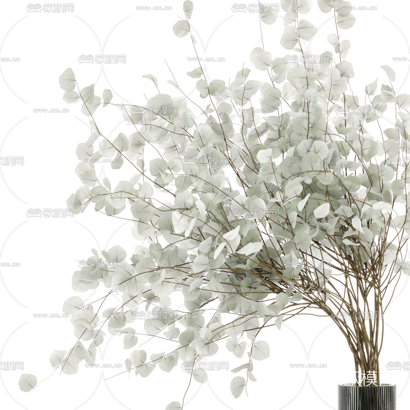 现代花瓶花艺摆件3d模型