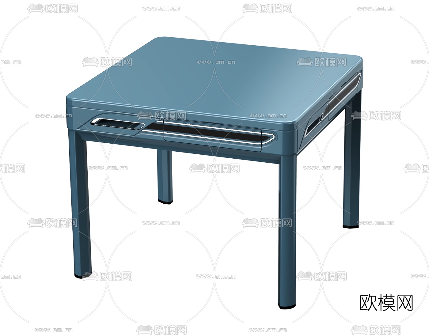 现代麻将桌3d模型下载
