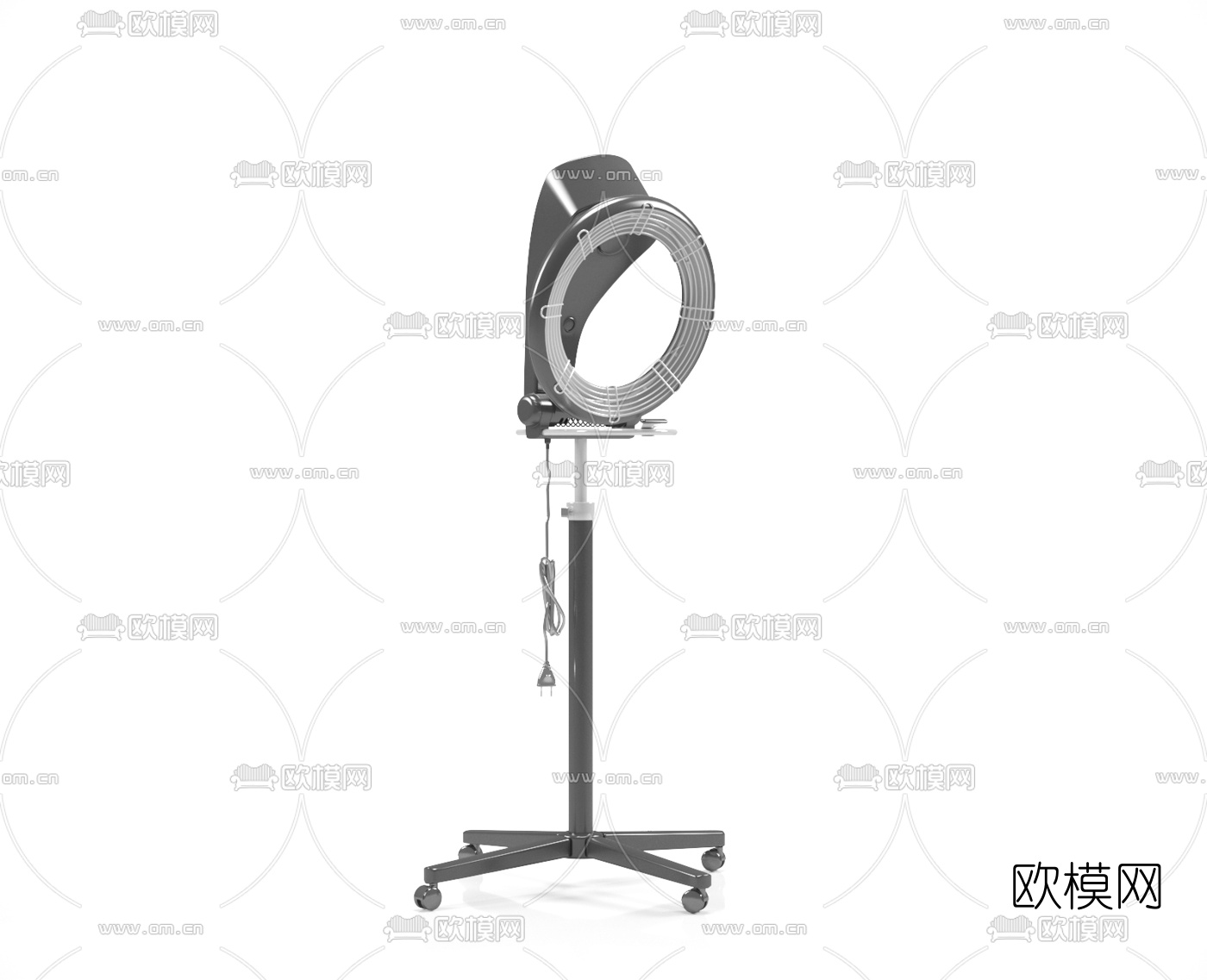 现代理发店烘发机3d模型下载
