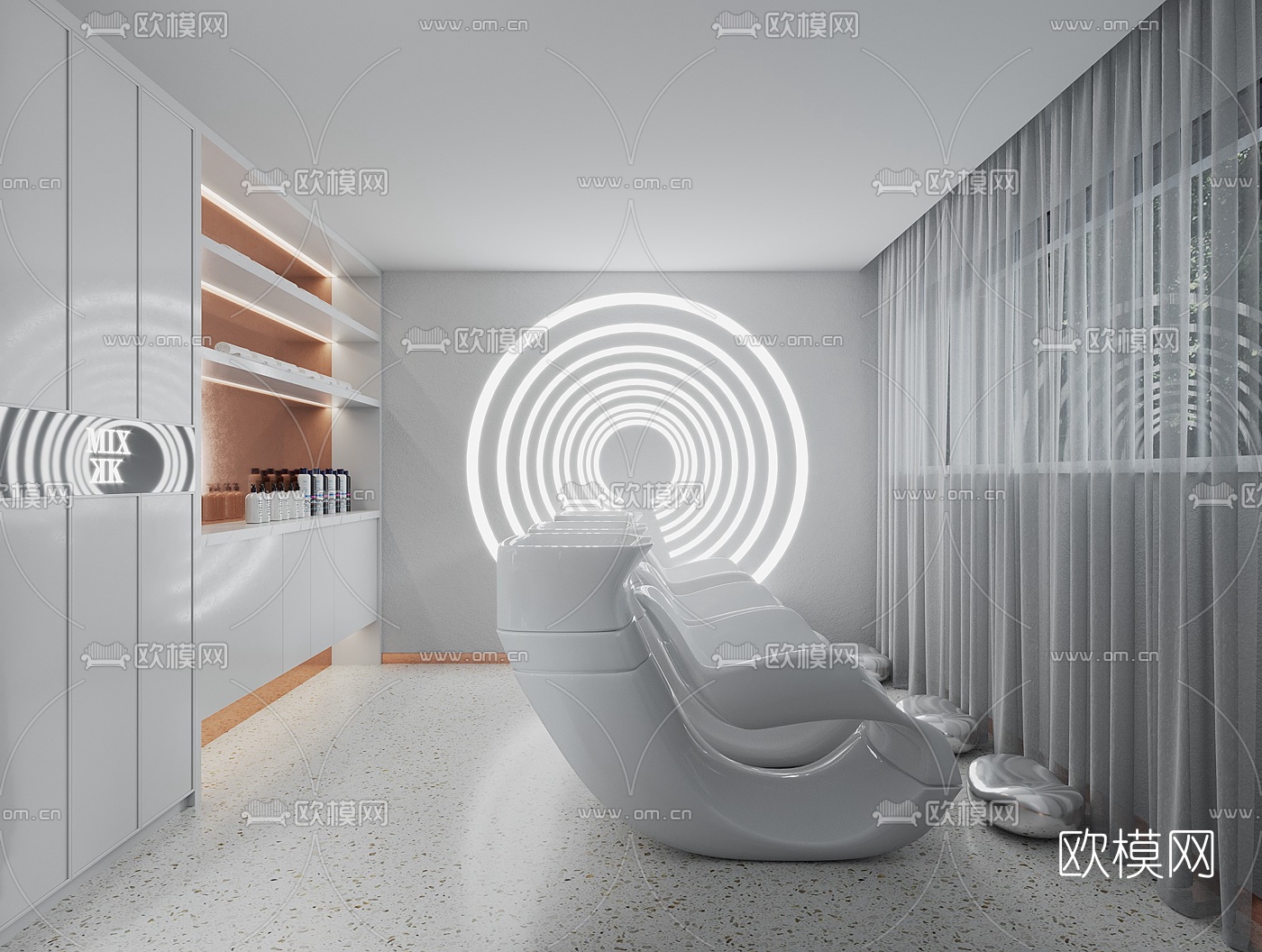 后现代理发店3d模型下载（渲染图3）