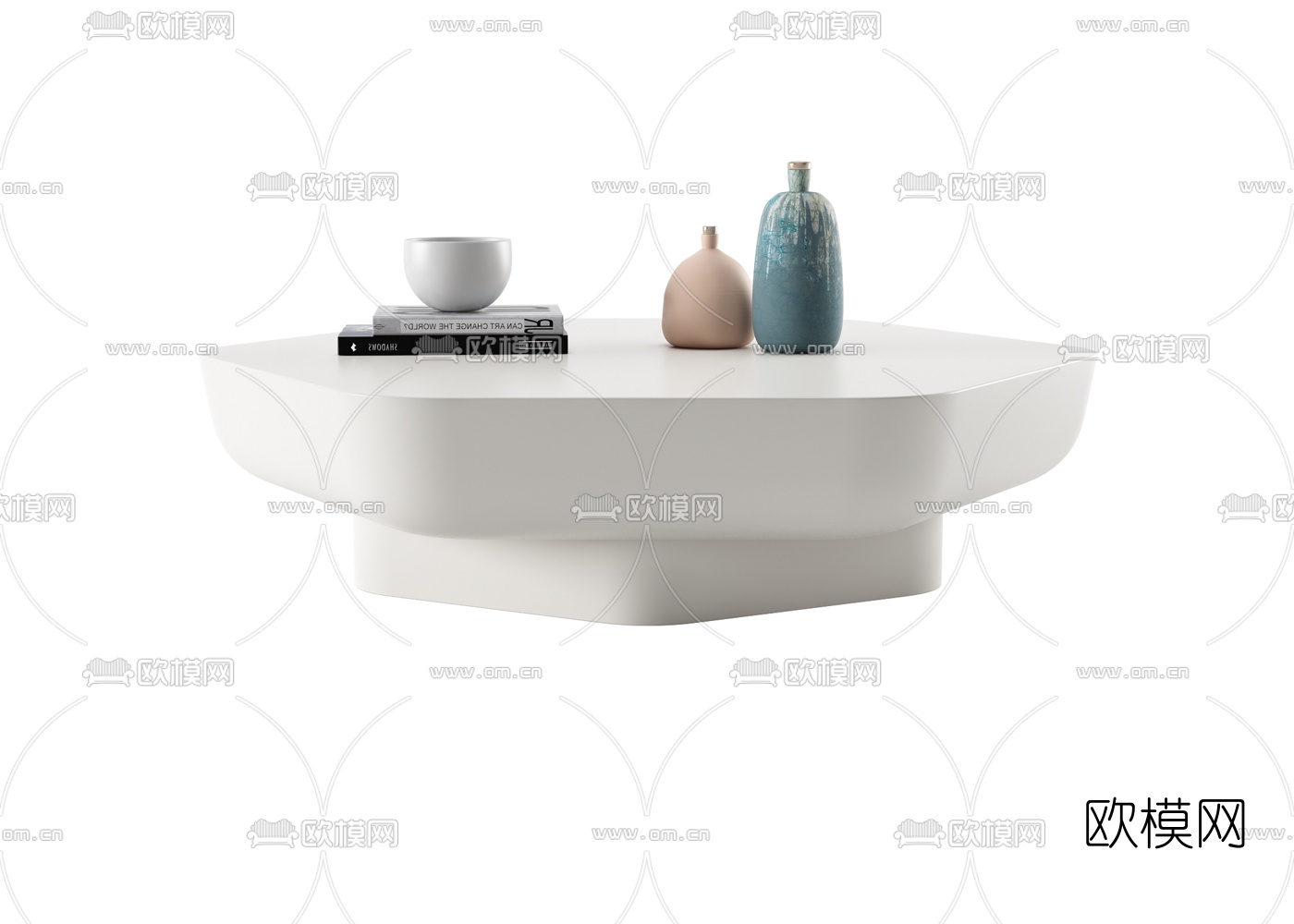 现代时尚茶几3d模型
