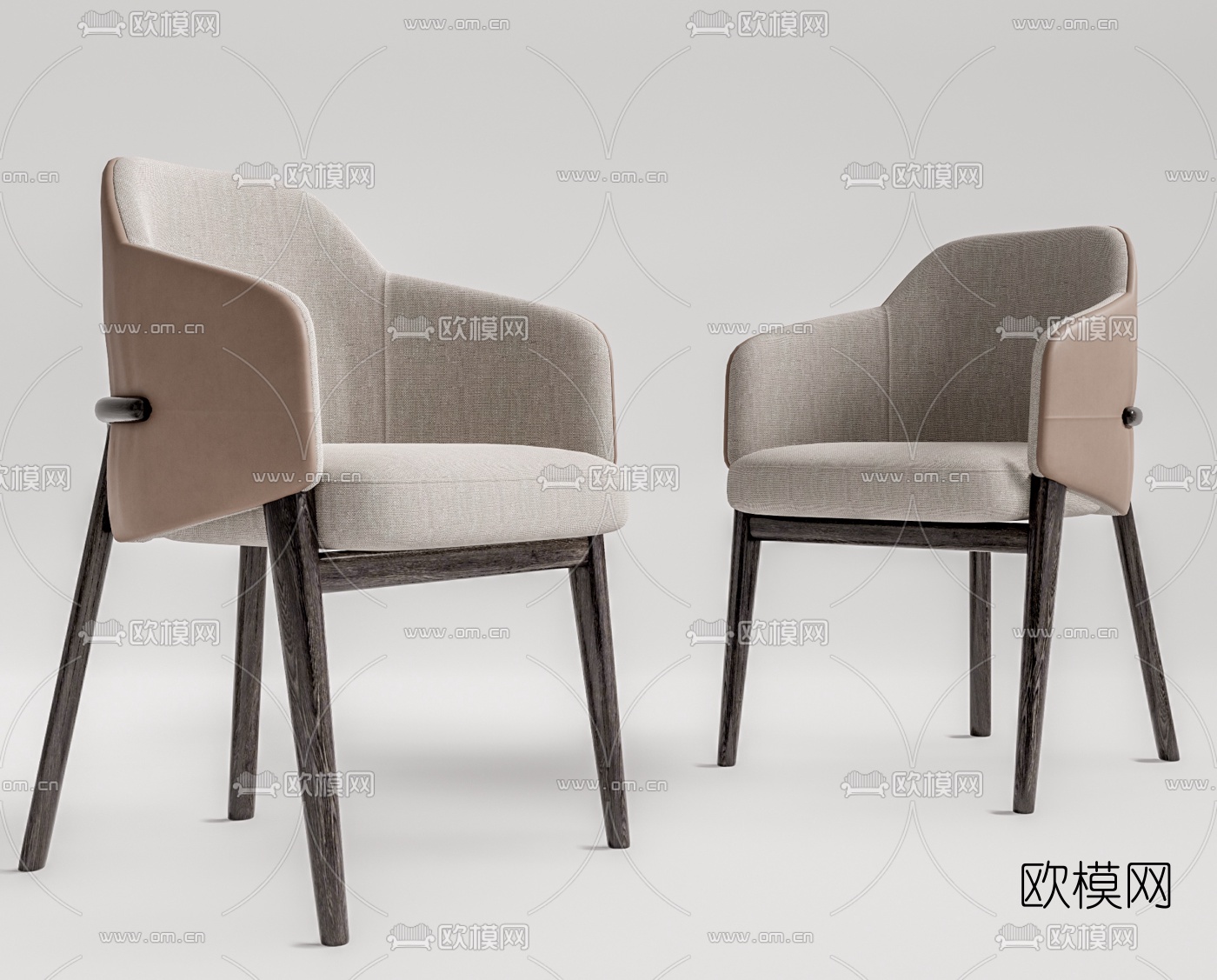 现代休闲椅su模型