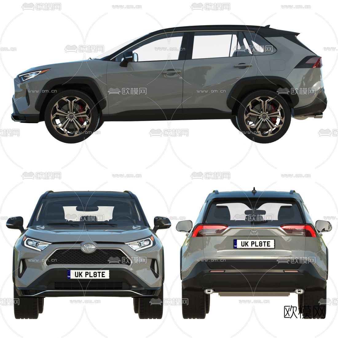 现代汽车3d模型下载（渲染图3）