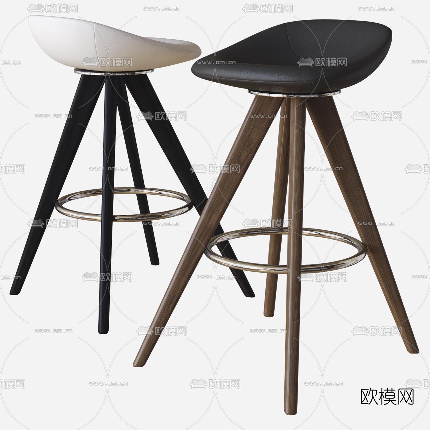 Calligaris 北欧吧凳吧椅3d模型