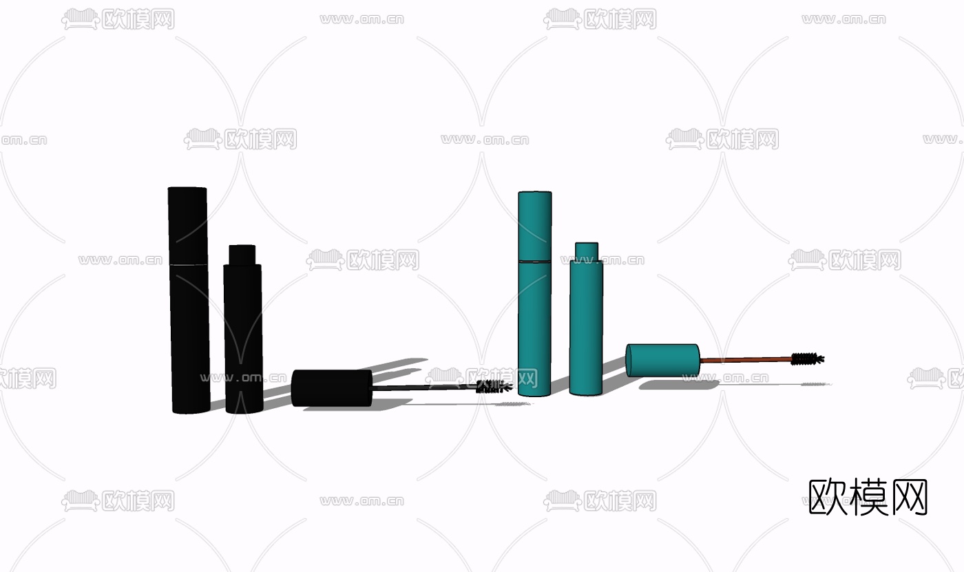 现代睫毛刷免费su模型下载