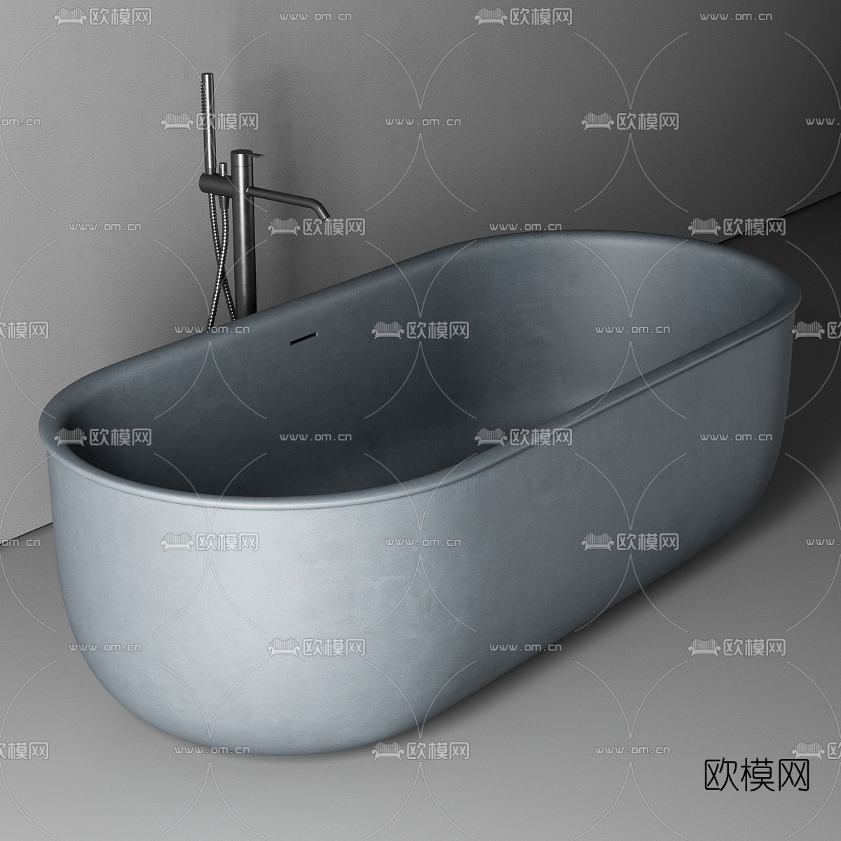 现代浴缸3d模型