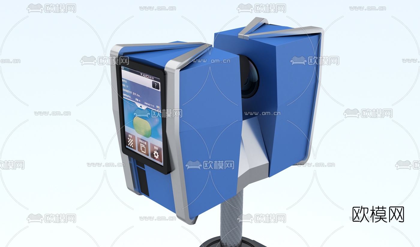 现代扫描测量仪3d模型下载（渲染图2）