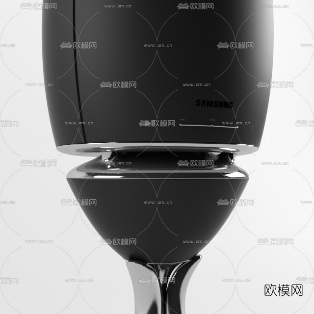 现代音箱3d模型下载（渲染图2）