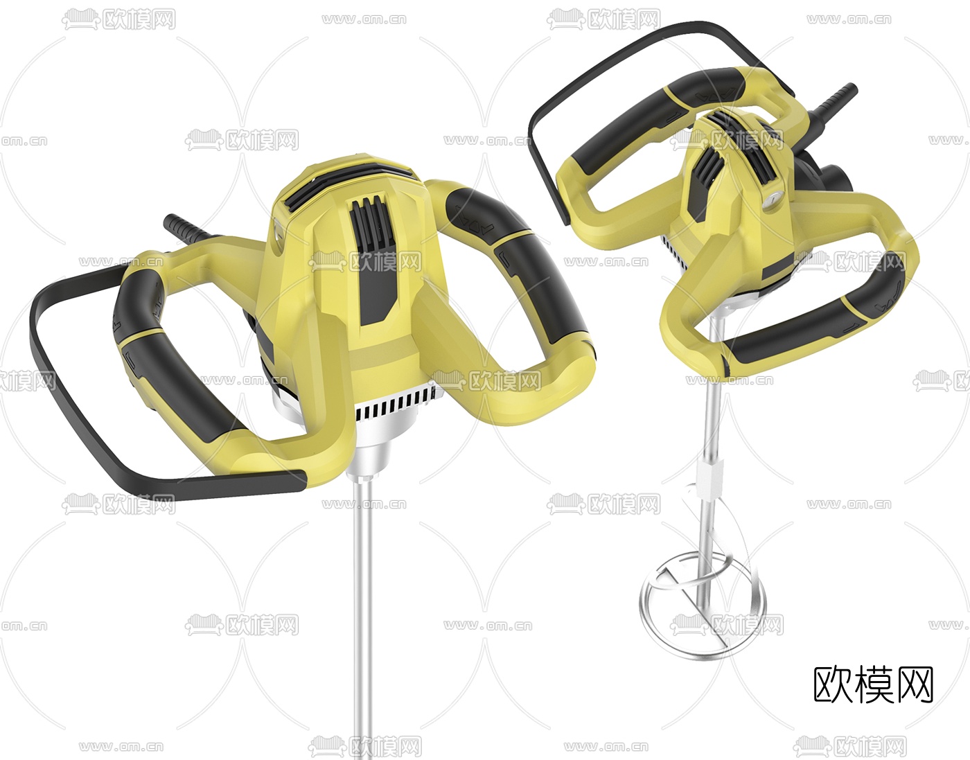 现代工业搅拌机3d模型下载