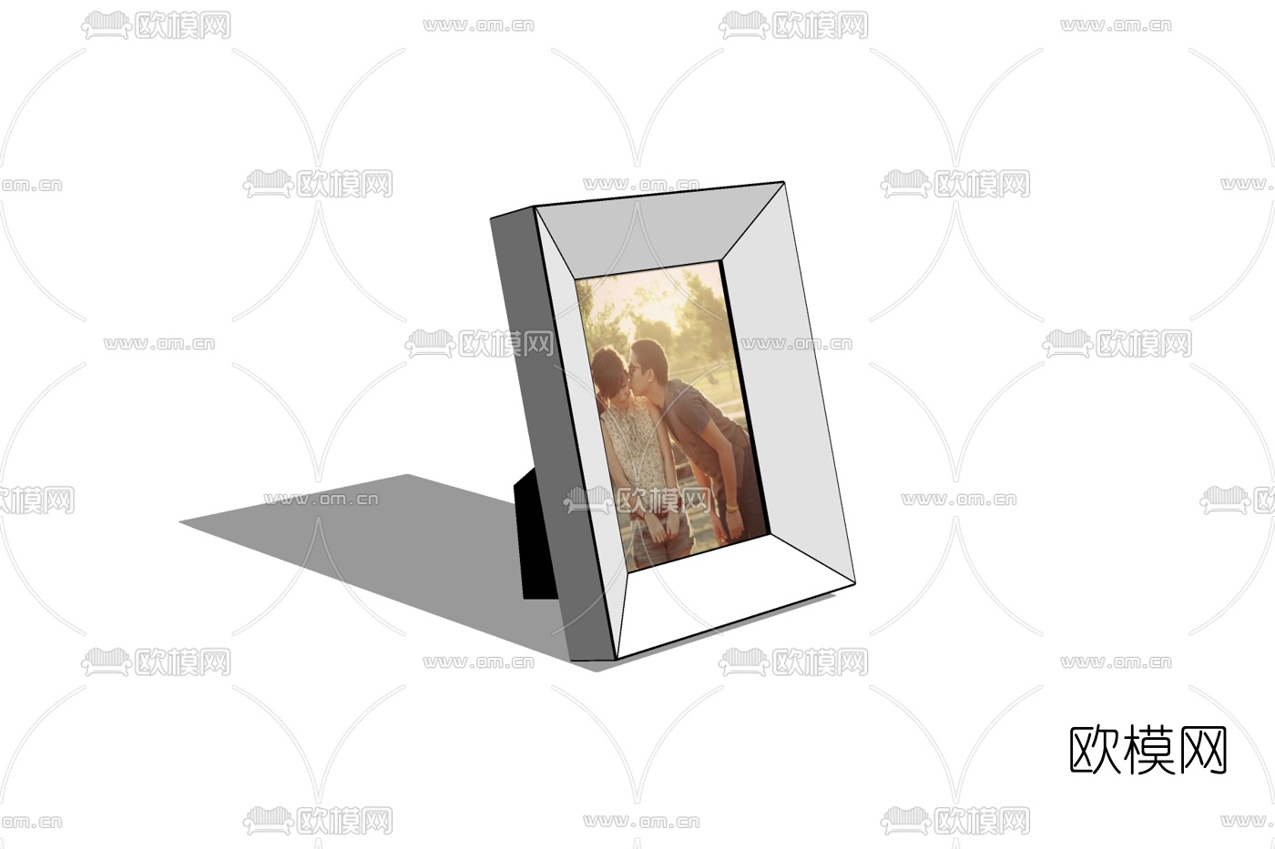 现代相框免费su模型下载