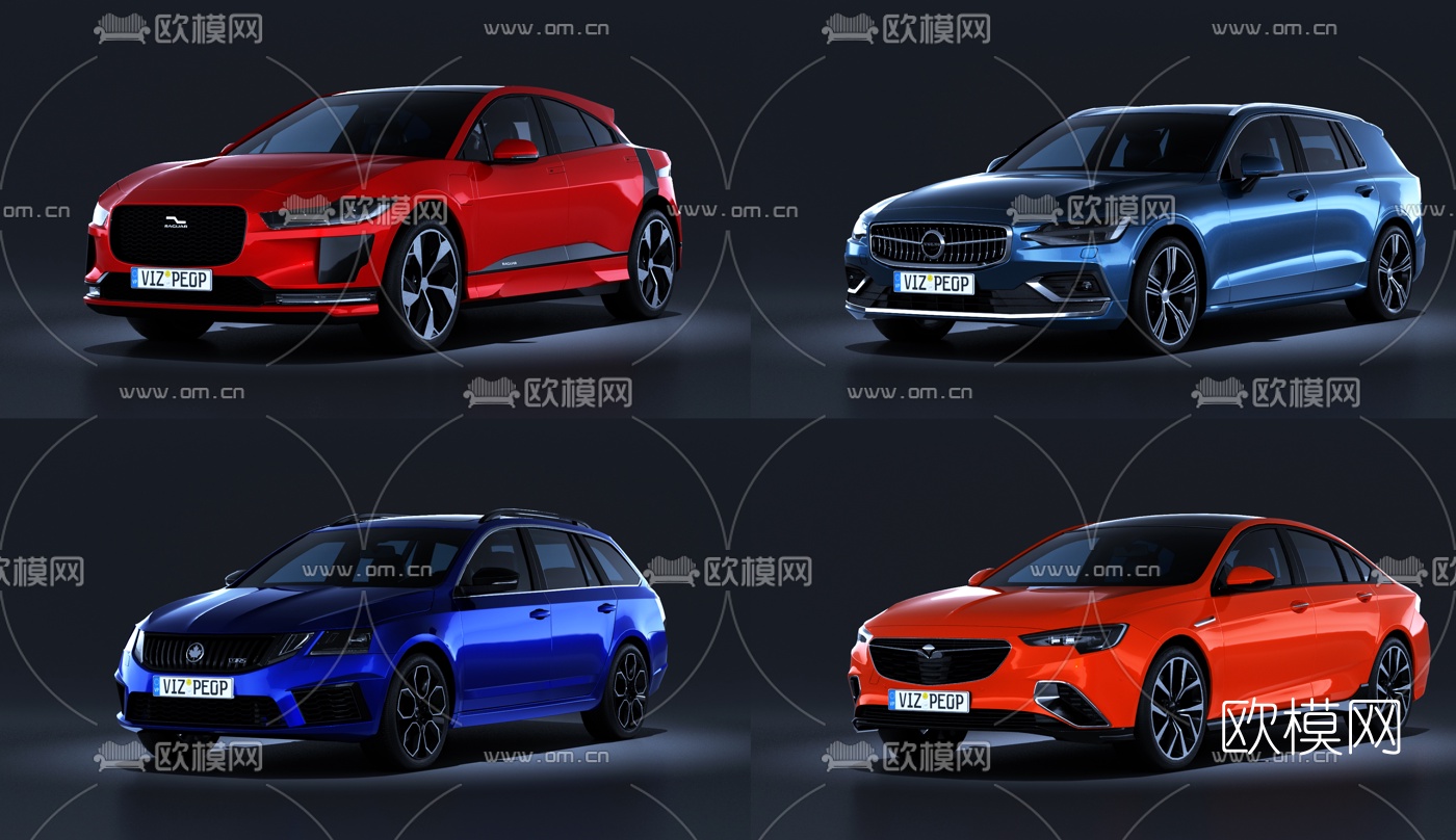 现代SUV汽车3d模型下载