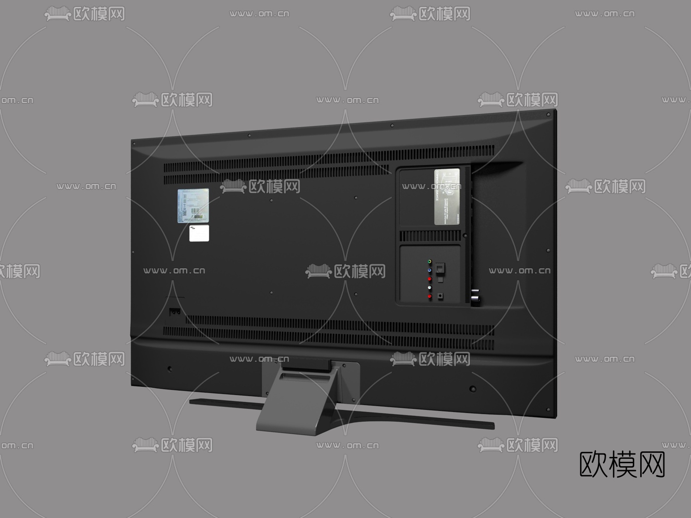 现代智能4K网络液晶电视3d模型
