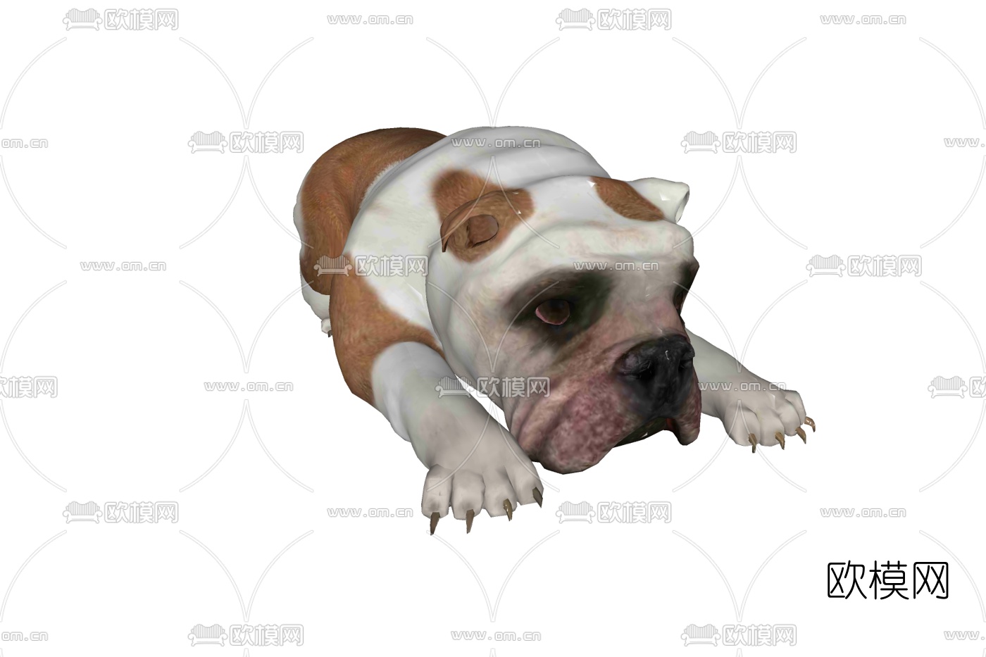 现代巴哥犬免费su模型