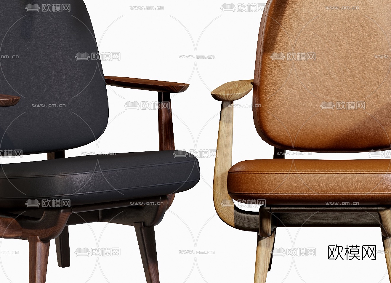 现代时尚休闲椅3d模型下载（渲染图9）